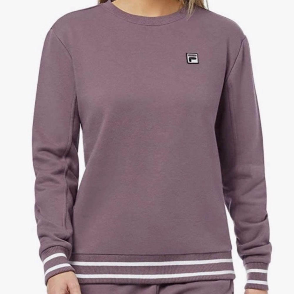 Mauve FILA crewneck  jogger set